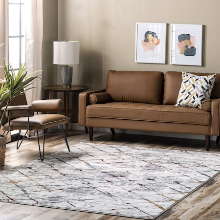 Nuloom Delilah Modern Abstract Area Rug 6ft 7in x 9ft ERMG02A-6709